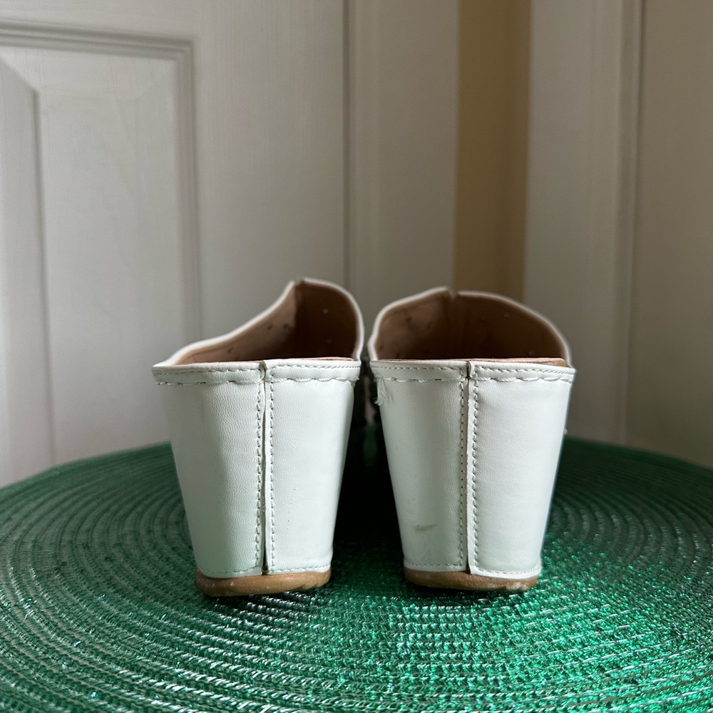 Atalina White Star Rhinestone Platform Wedge - Picture 4 of 12